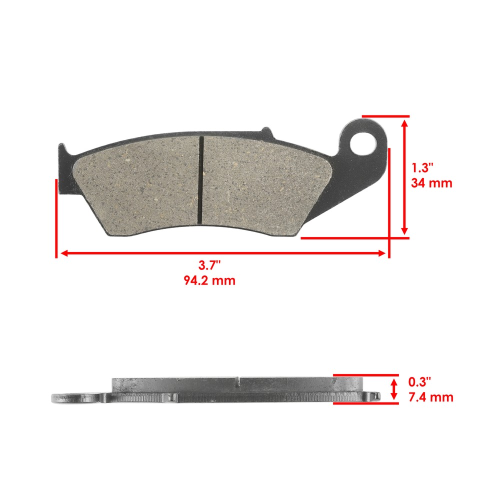Front Rear Brake Pads For Suzuki GSF1200S Bandit 1200 2001 2002 2003 2004 2005 E - Foto 12
