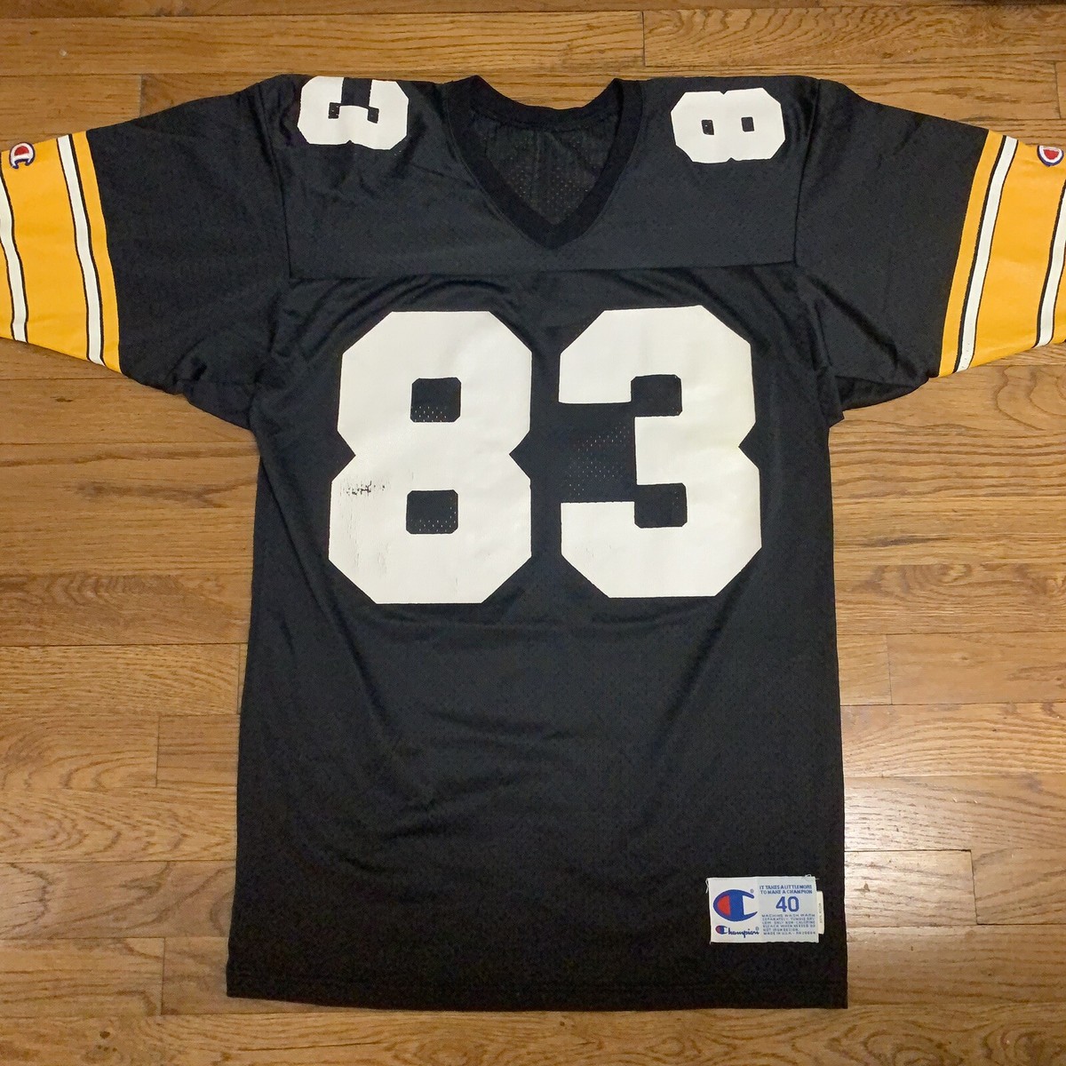 Vtg Champion Pittsburgh Steelers Mens Jersey #83 Made USA NFL