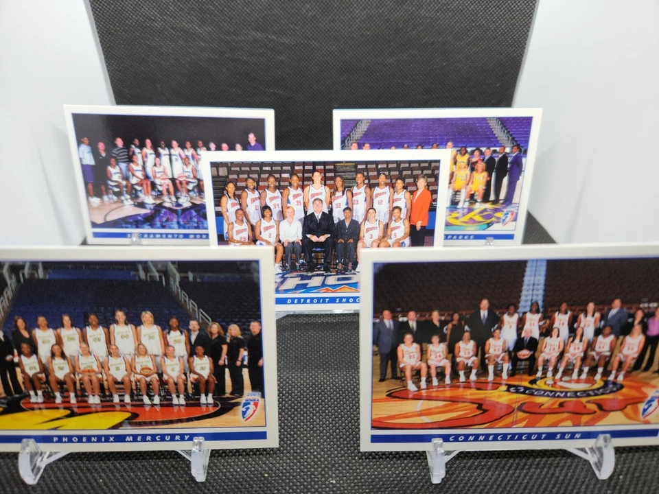 2005 WNBA Rittenhouse - Full Set Of Team Checklists ( 13 cards ) Sparks, Liberty - Image 2 of 3