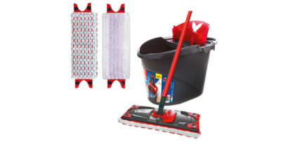 Vileda Ultramax Bodenwischer Komplett Set, inkl. 2in1 Mikrofaser #E300ob