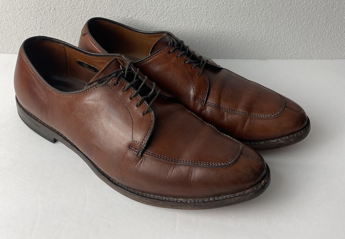 Allen Edmonds Delray Cognac Brown Split Toe Oxford Size 10.5 D Dress Shoes Allen Edmonds Men main image 4