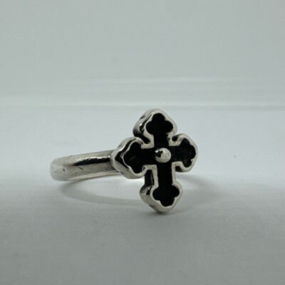 Retired James Avery Sterling Silver Cross Ring Size Rare And Timeless!! 