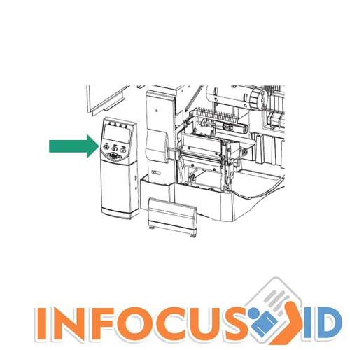 Véritable Zebra ZM400 Kit Panneau de Commande P/N:79825M