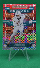 Panini 2024 Rookies & Stars Crusade Jaylen Waddle Red Plaid #C-JWE Dolphins