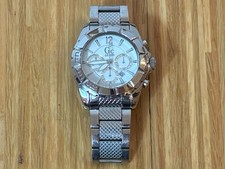 Gc Guess Collection Herren Armbanduhr Chronograph Silber Edelstahl