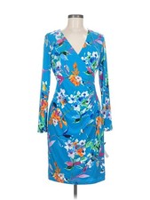 NWT Chaps Women Blue Cocktail Dress 6