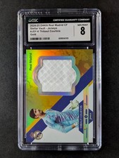 2024-25 DAKA Real Madrid Stellar Vault THIBAUT COURTOIS 09/09 Patch Gold CGC 8