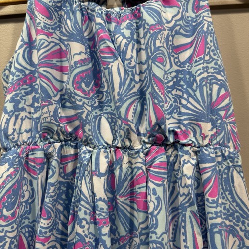 LILLY PULITZER Youth Girls Size M (7/8) Sleeveless All Over Print Maxi Dress - Picture 8 of 17