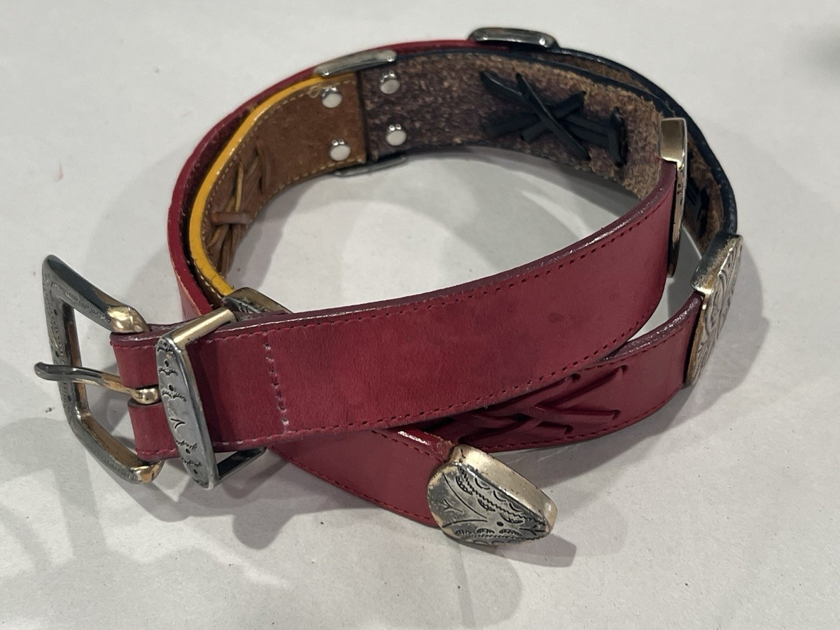 Brighton Multi Color Leather Belt Brighton Multicolor Belts for Women for sale | eBay main image 2