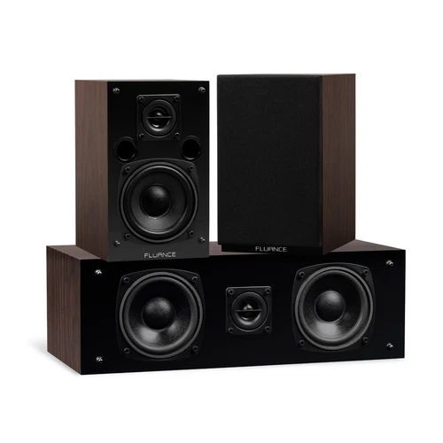 Fluance Elite Home Theater 5.1 Speaker System - Walnut - Picture 3 of 9