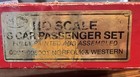 Con-Cor HO Scale 8-Car Passenger Set Norfolk & Western #0001-008001 – Rare Find — photo 1