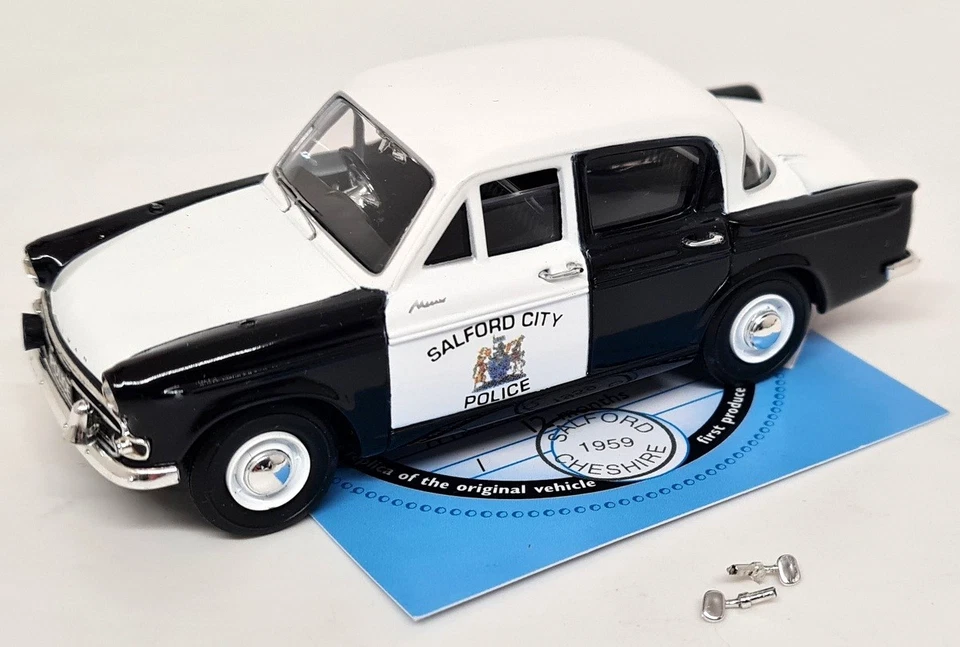 Vanguards 1/43 Hillman Minx IIIA Salford City Police Diecast Scale Model Car - Photo 4/4
