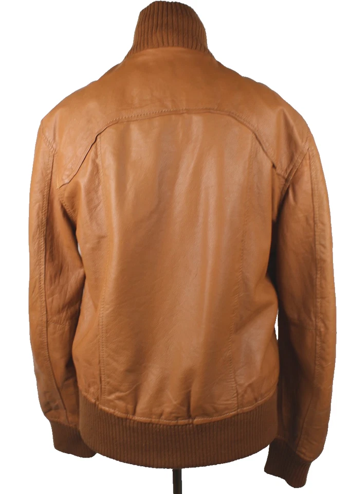 Jack Jones Maker Chaqueta De Cuero Blouson Talla XL (52), Buen Estado - Imagen 3 de 4