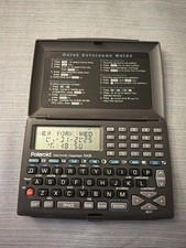 Polaroid PDA Electronic Organizer 5KB Personal Pocket Calculator Tested/Issues 