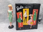 Vintage 1960 Mattel Barbie Blonde Ponytail with carry case