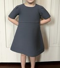 Amish Dress, Little Girls, Blue/gray, handmade — photo 1