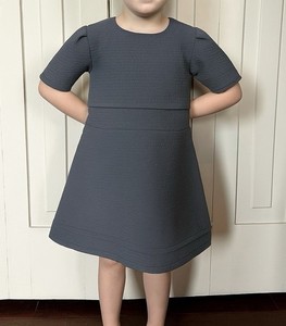 Amish Dress, Little Girls, Blue/gray, handmade