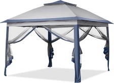 GDY 11X11 Pop up Canopy Tent, Outdoor Canopy with Netting, Outdoor Gazebo for Ba