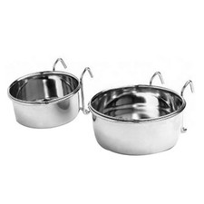 Stainless Steel Hook-On Coop Cup 30 oz 6.5" Diameter By Spot