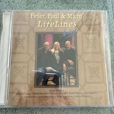 Lifelines Live - Audio CD By Paul and Mary Peter - Sealed New
