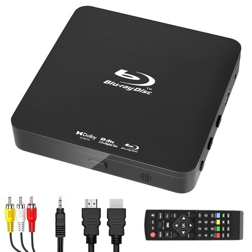 Didar Blu Ray DVD Player, Ultra Mini 1080P Blue Ray Disc Player Home Theater ...