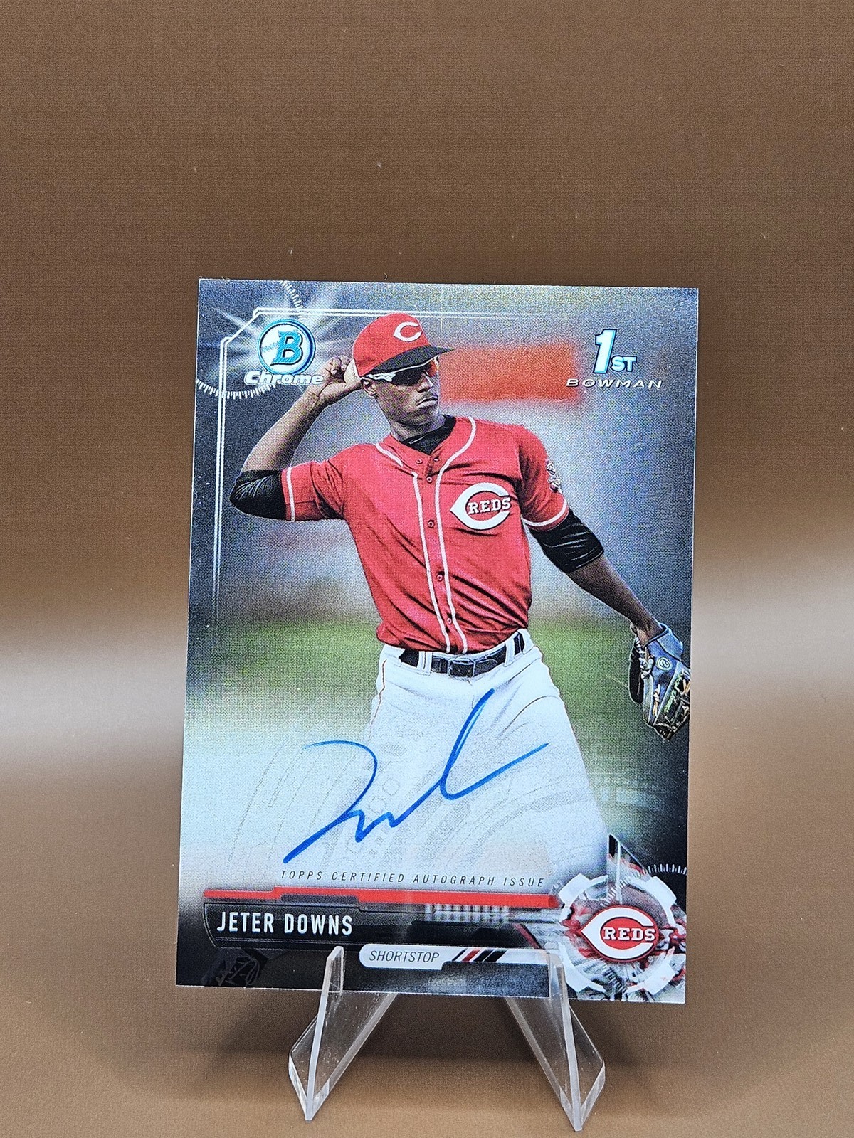 2017 Bowman Draft #CDA-JD Jeter Downs Chrome Draft Pick Autographs