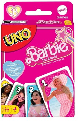 UNO Barbie The Movie Kartenspiel - Ein stilvoller Twist auf Klassiker UNO!