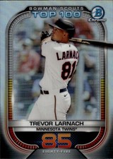 2021 Bowman Chrome Bowman Scouts Top 100 #BTP-85 Trevor Larnach Twins
