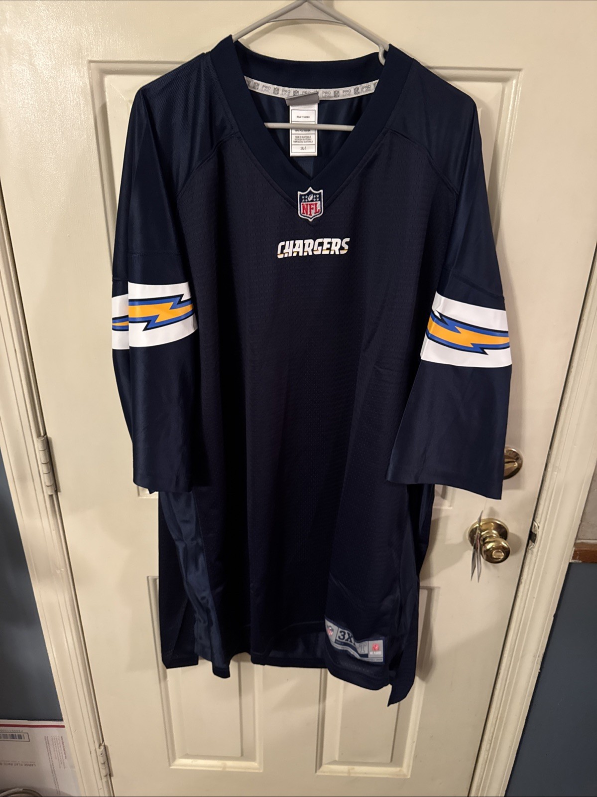 Proline San Diego Chargers Big And Tall Blank Jersey 3XL-T