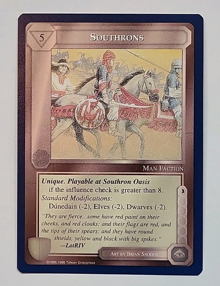 MIDDLE-EARTH CCG MECCG SOUTHRONS WIZARDS UNLIMITED METW TWUL RARE LOTR CARD  GAME | eBay