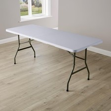 Folding Table Trestle Camping Party Picnic BBQ Stall Garden Indoor Outdoor