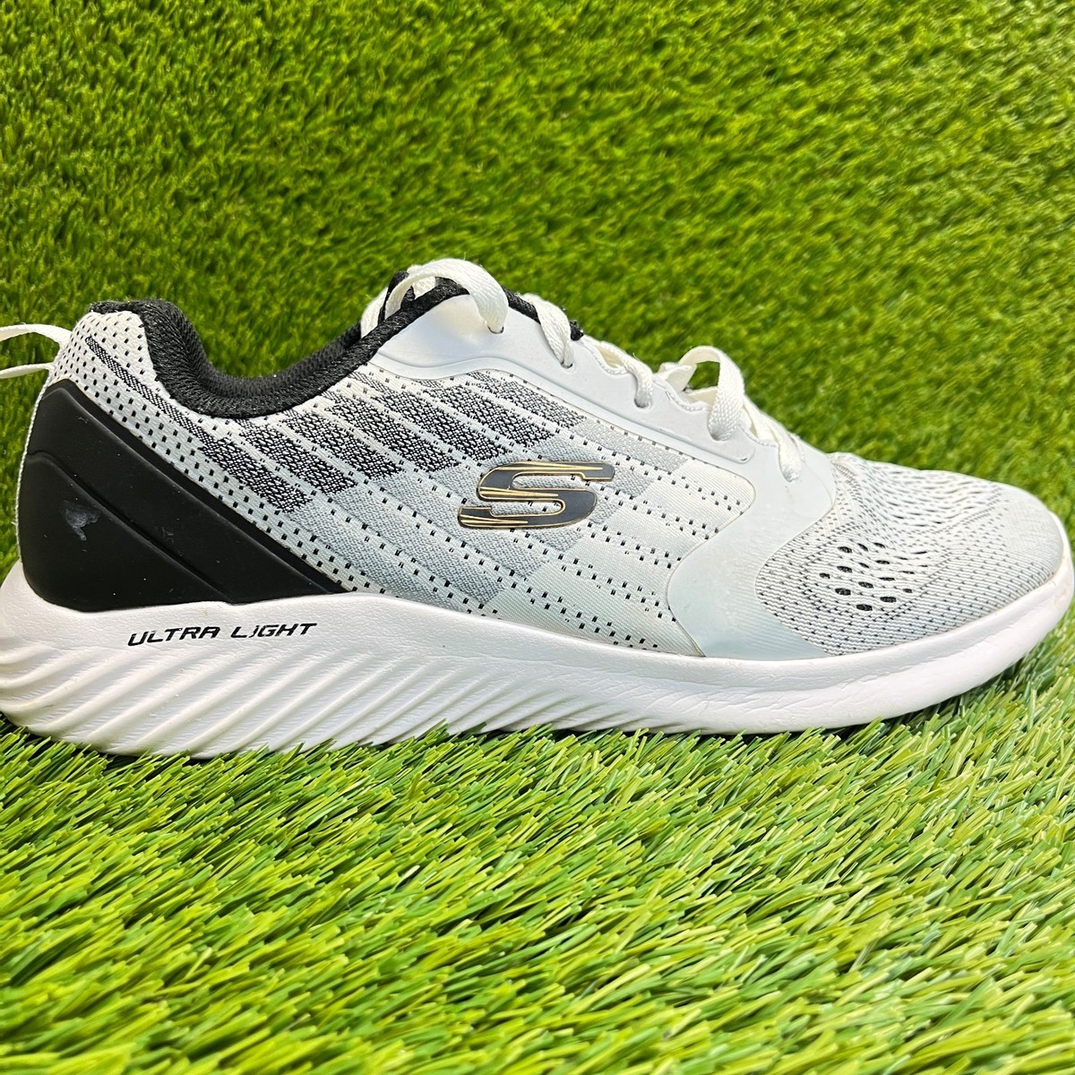 Skechers Bounder Verkona Mens Size 10 Gray Black Running 