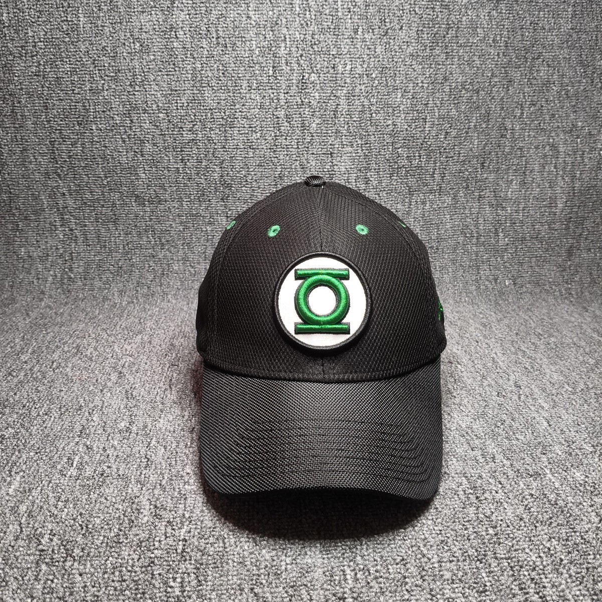New Era Green Lantern DC Comics Black 39THIRTY Stretch Fit Baseball Cap Hat