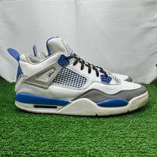 Air Jordan 4 Retro Military Blue 2012 Men's Size 11 Nike Beaters 308497-105