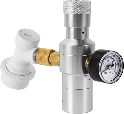 #ad Upgrade Dual Stage CO2 Regulator Mini Keg Regulator 0 60PSI Portable Beer... $45.99