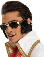 Rubie'S Costume Elvis Presley Sunglasses with Attached Sideburns