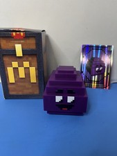 New Minecraft McDonald  s Adult Happy Meal Toy Grimace Egg with Unused Card Code