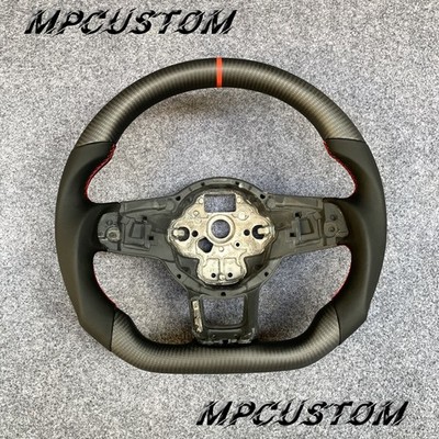 Carbon Fiber Steering Wheel Fit For Volkswagen MK7 Golf 7 R GTI Jetta 2015-2021