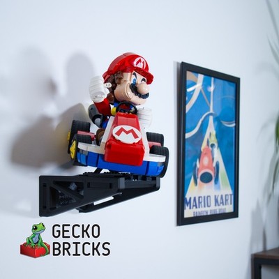 Wall Mount for LEGO Super Mario (72037) Mario Kart – Mario