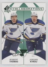 2024-25 SP Authentic Collaborations Green Robert Thomas Jordan Kyrou #C-13 0bt4