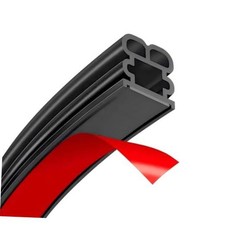 Car Door Seal Strip, 52.5 Ft Rubber Double Layer Weather Trim, Thickened