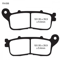 Bremsbelag EBC FA636HH Hinten FüR Honda VFR 1200 XDL Crosstourer DCT ABS 2014-16