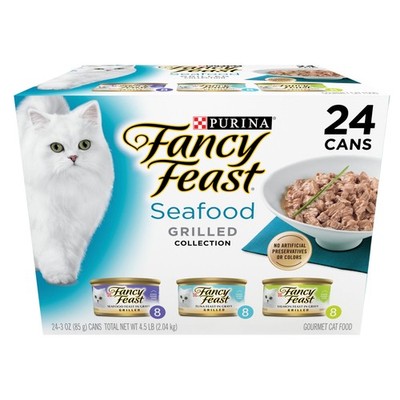 Purina Grilled Wet Cat Food Seafood Collection in Wet Cat Food Variety Pack