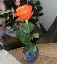 1996 Studio  art glass VASE by Robert Eickholt