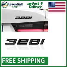 Gloss Black Car Emblem Badge For Bmw 328i - High-quality Abs Material Gloss Black Car Emblem Badge For Bmw 328i - High-quality Abs Material