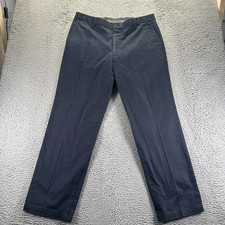 Dockers Flex Comfort Pant Men 38x32 Blue Cotton Khakis Straight Stretch Workwear