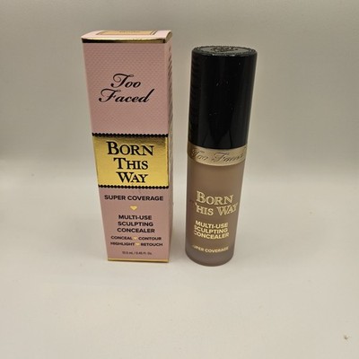 Nib Too Faced Born This Way Super Cover Multi Use Concealer - Nude