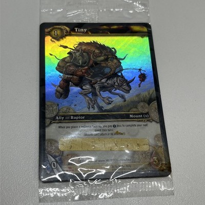 World of Warcraft WOW TCG Tiny Loot Card Unscratched SEALED
