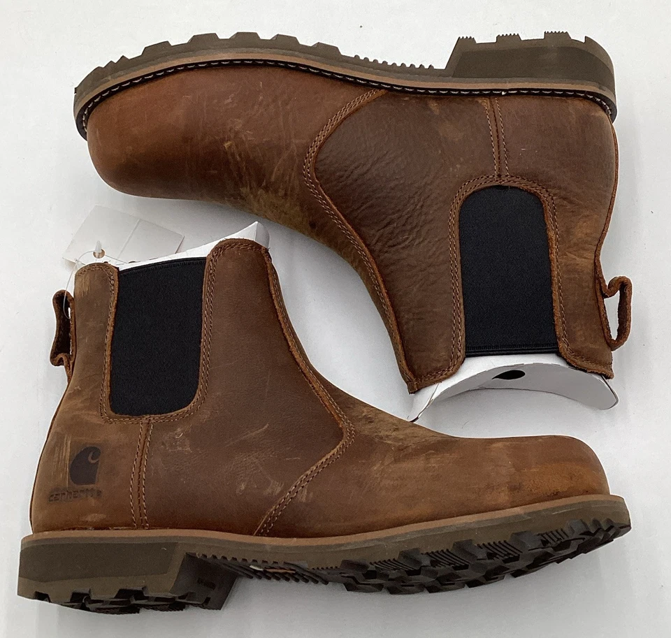 Bota de trabajo Carhartt Frontier 6" para mujer de cuero con puntera de seguridad de acero talla 9,5 M Foto 2 de 4