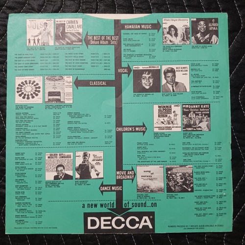 INNER SLEEVE ONLY (NO ALBUM / NO JACKET) - DECCA "Green" Rick Nelson